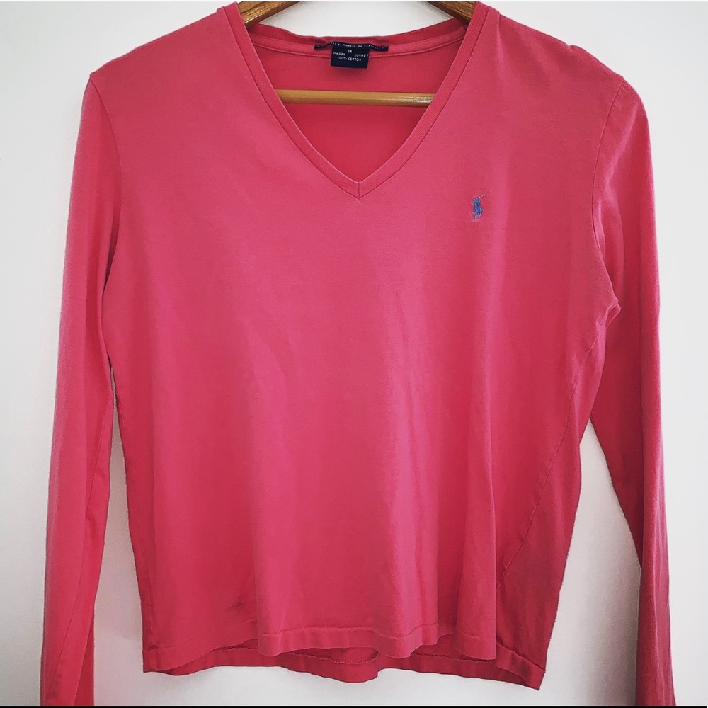 Ralph Lauren Polo Sport Long Sleeve V-Neck Shirt